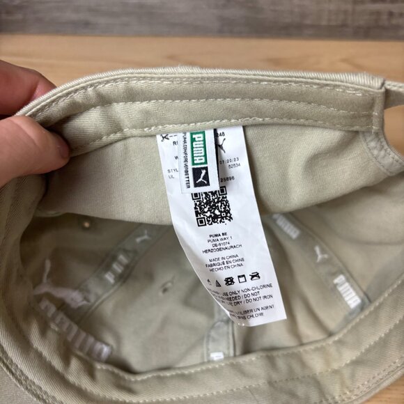 Puma Hat Cap Strap Back Brown Tan Outdoors Adjustable - Picture 8 of 10